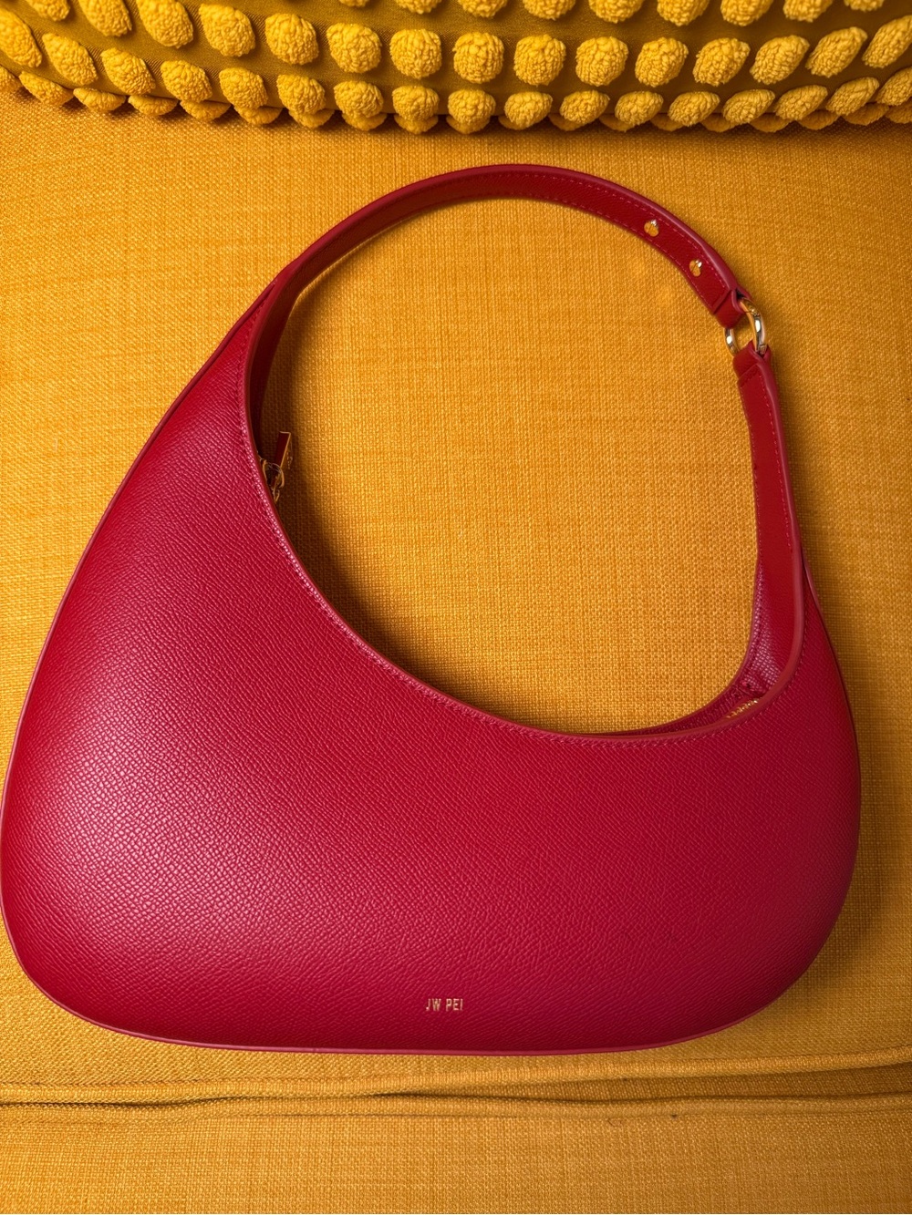 JW PEI Scarlet Crescent Shoulder Bag with Gold Hardware